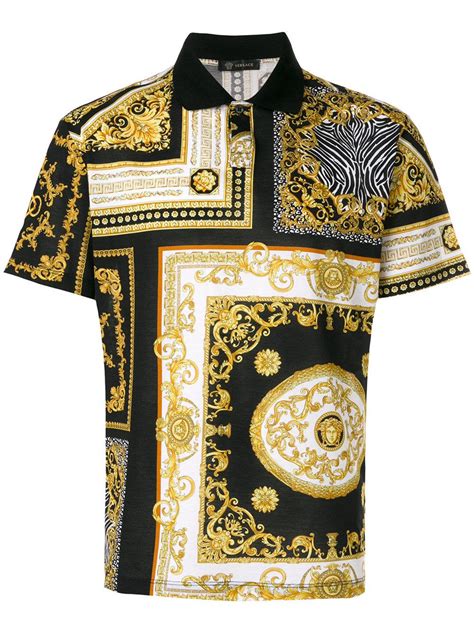 versace black t shirt free shipping|authentic Versace shirts.